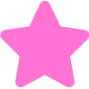 Pinkfarbener Stern 